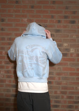 Baby Blue Rhinestone Hoodie