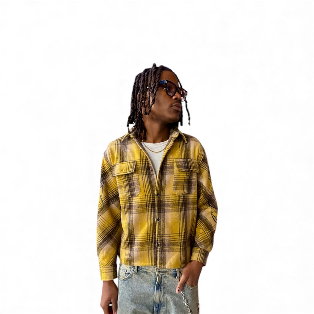 2geeked YELLOW flannel