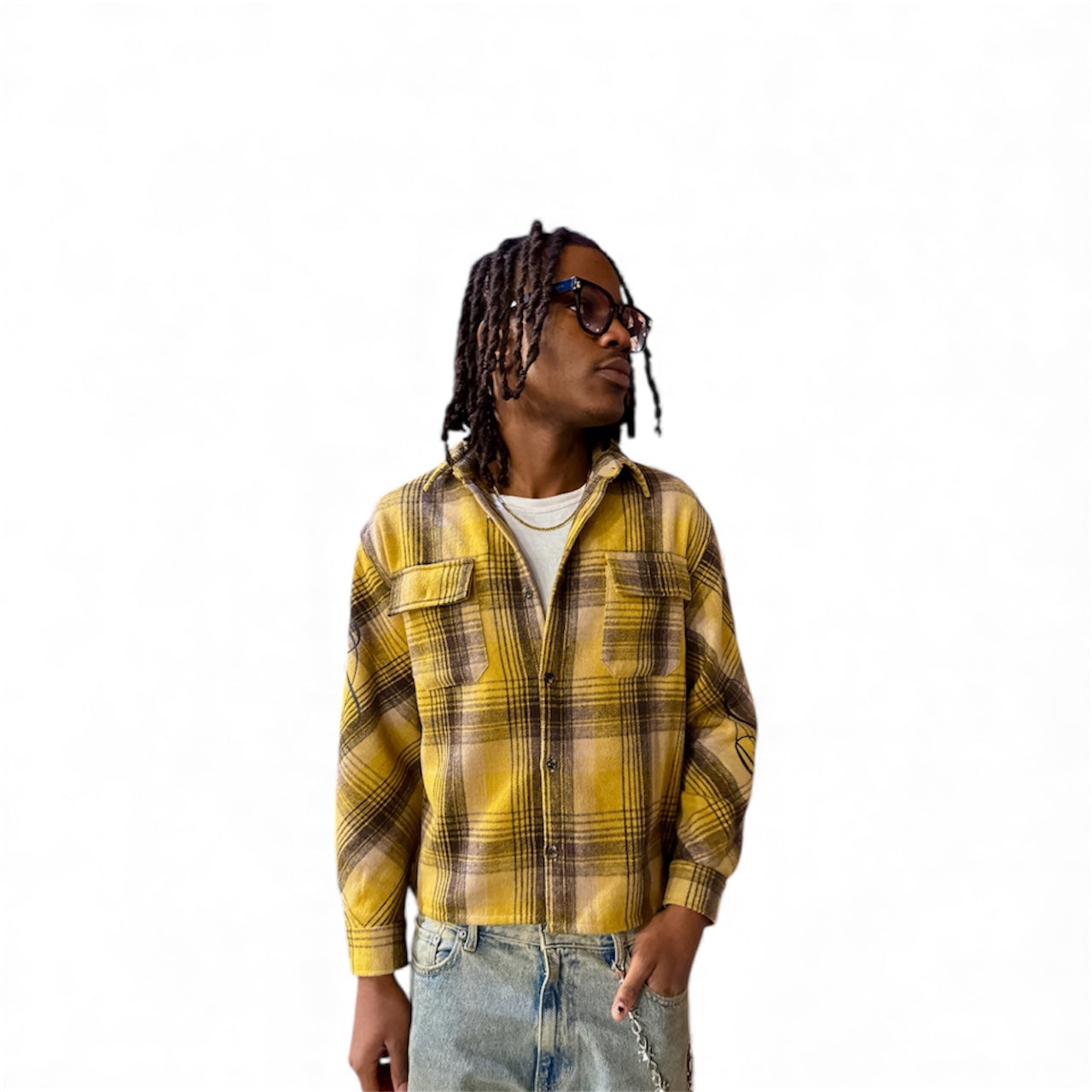 2geeked YELLOW flannel