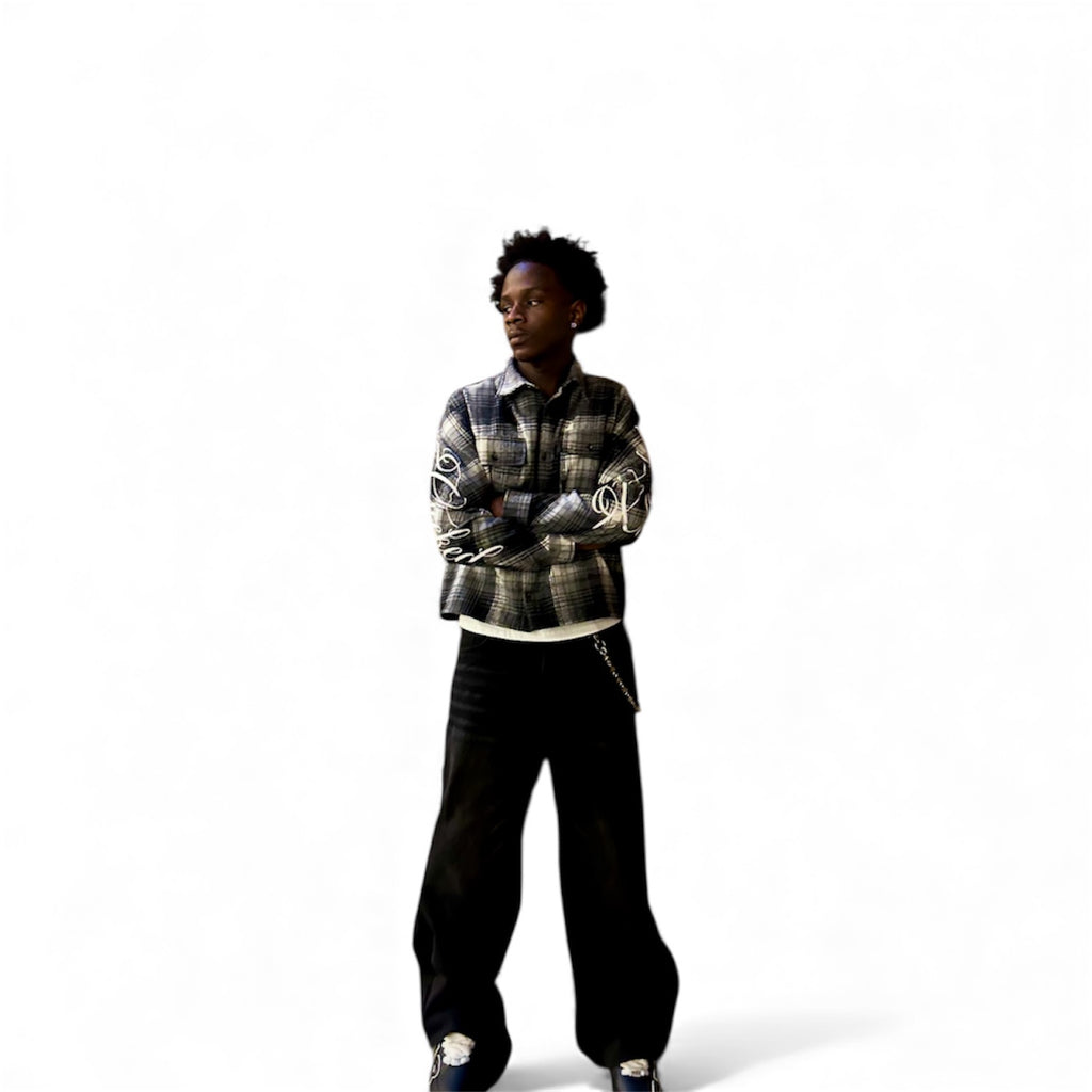 2geeked black flannel