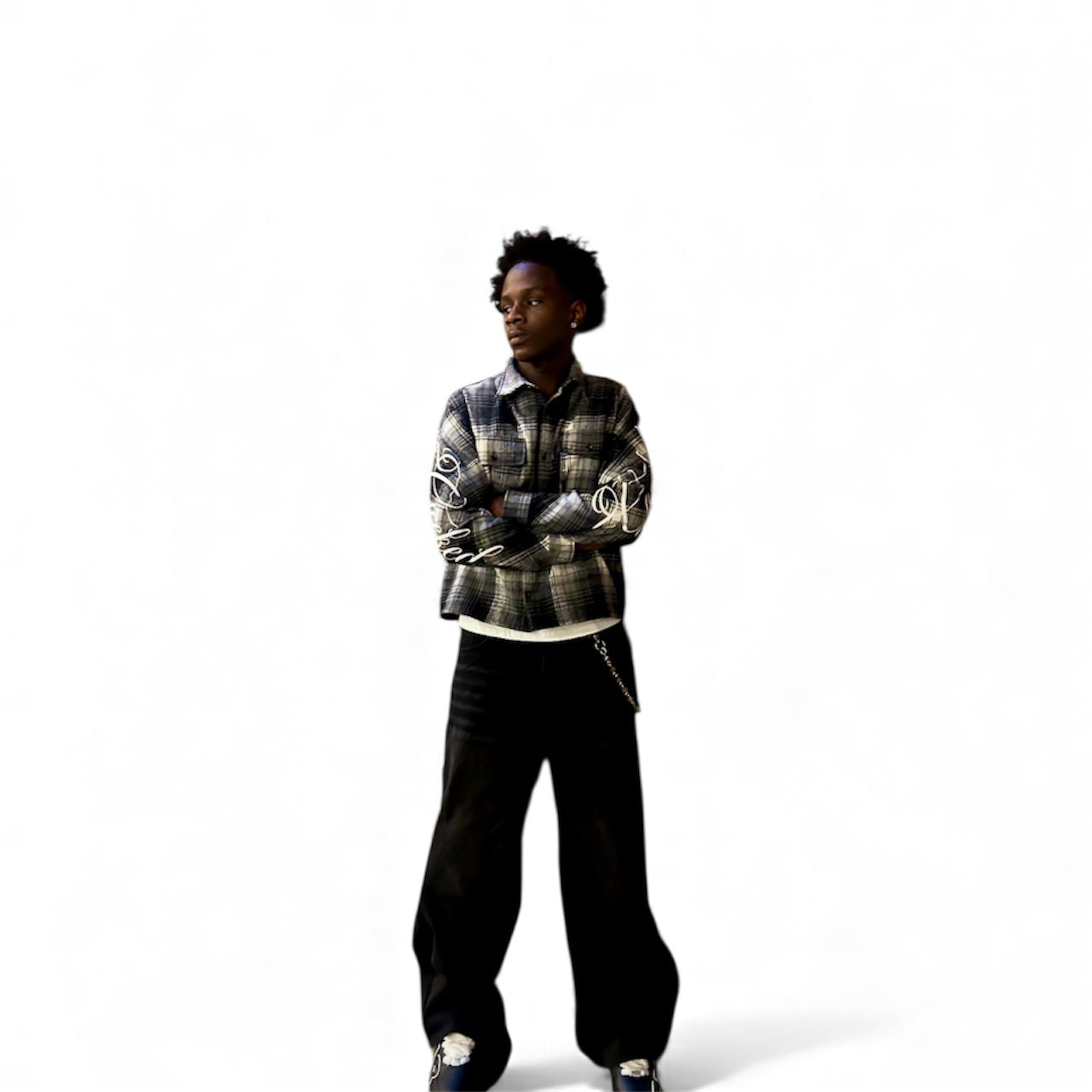 2geeked black flannel