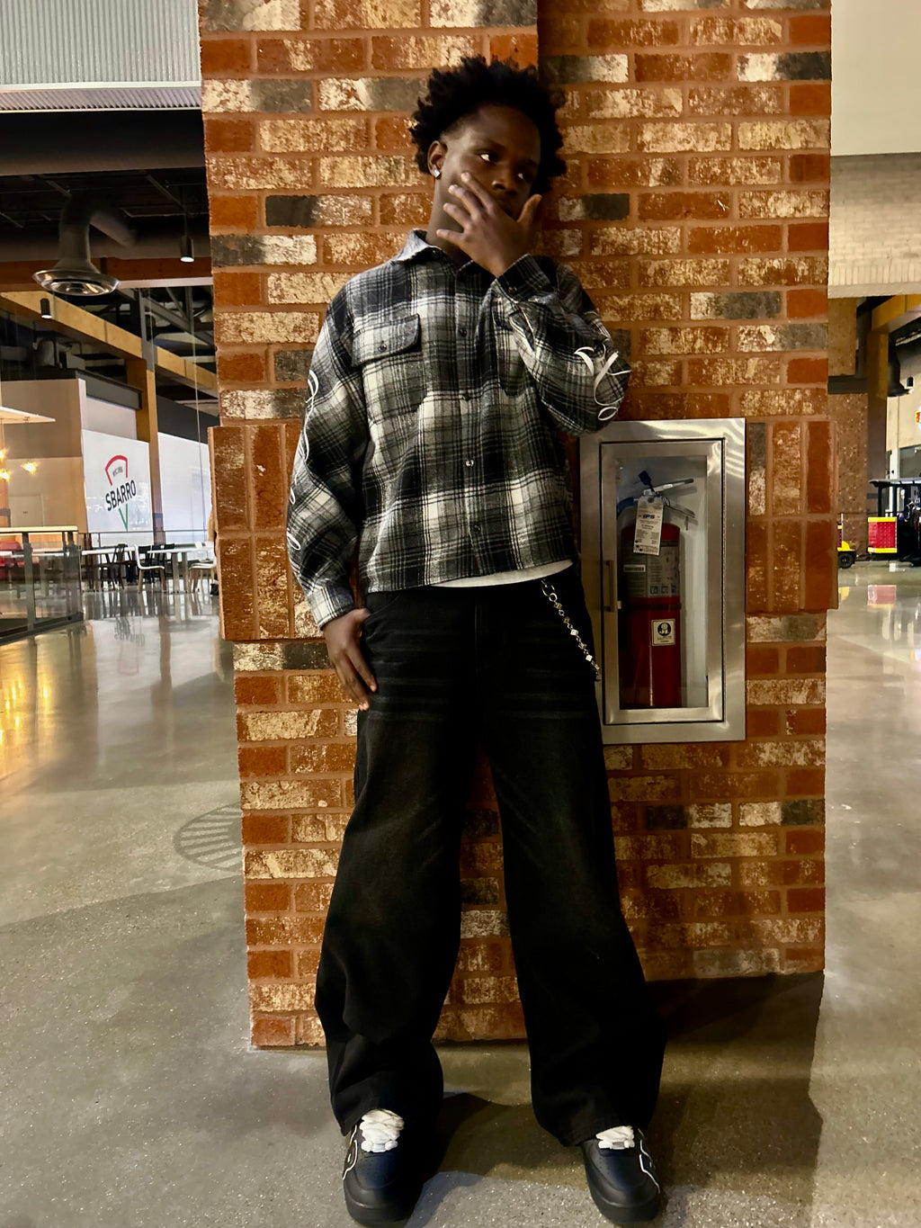 2geeked black flannel