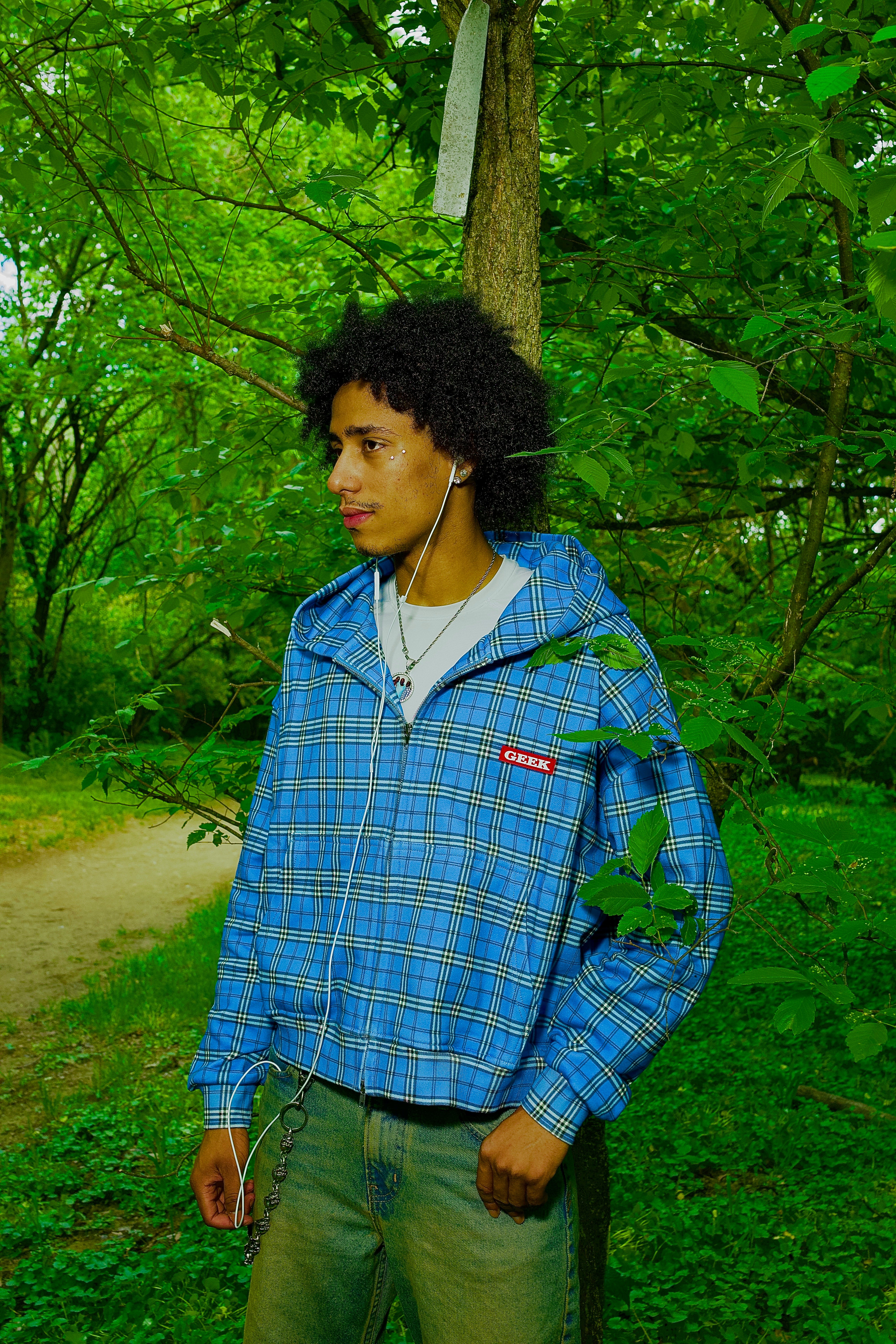 BLUE FULL PLAID JACKET – 2Geeked
