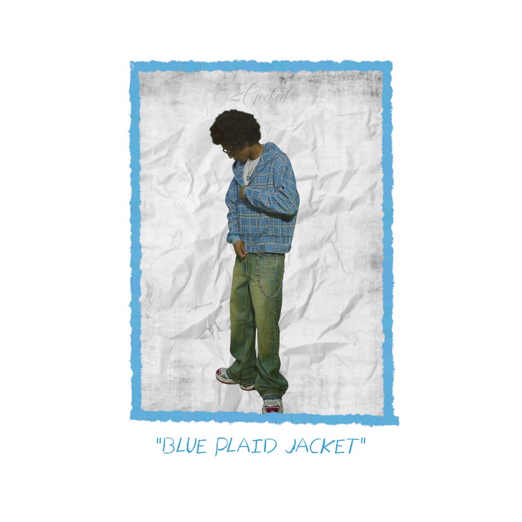 BLUE FULL PLAID JACKET